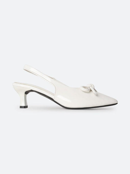 Women’s Bow Slingback Heels – Elegant Pointed Toe Party Pumps